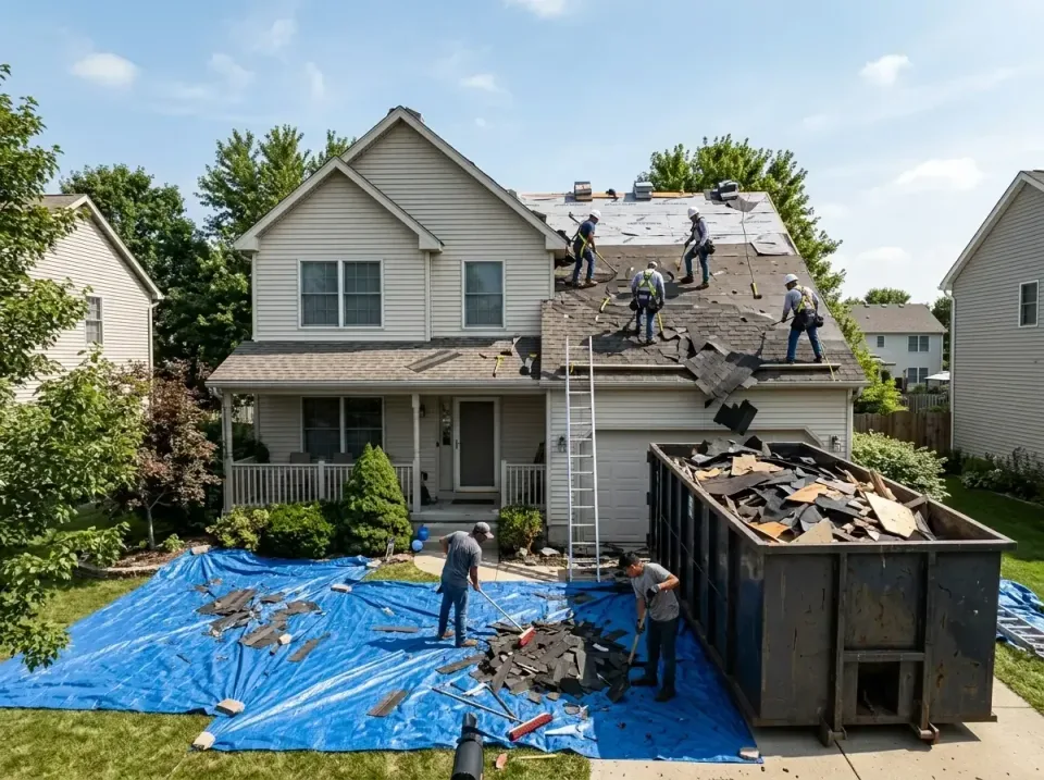 roof-replacement-debris-remova-004 — frequently asked questions, Cheapest Dumpster Rentals in Longboat Key, FL